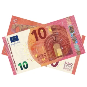 €10 prop euro banknotes