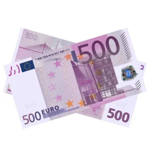 €500 prop euro banknotes