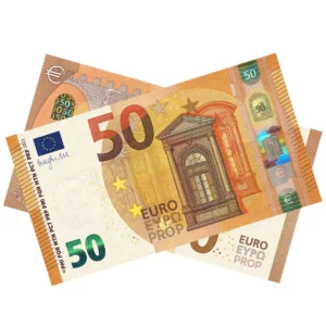 €50 prop euro banknotes