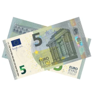 €5 prop euro banknotes