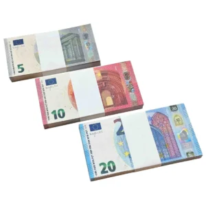 €5|€10|€20 prop euro banknote stacks
